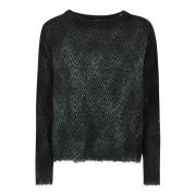 Grøn Merinould Kasjmir Silke Sweater