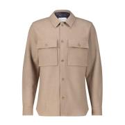 Uld Overshirt Klassisk Stil