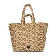 Animal Print Tote Taske