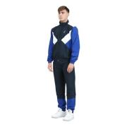 Blå Geometrisk Tracksuit