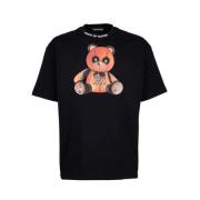 Burning Panda Broderet T-shirt