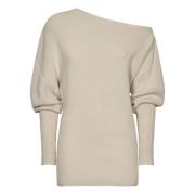 Ivory Uldblanding Sweater