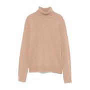 Kashmir Turtleneck Sweater Kamel