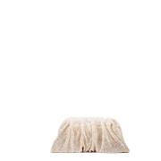 Krystal Mesh Sand Clutch Taske