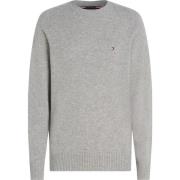 Grå Lambswool Crew Neck Sweater