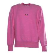 Bomuld Logo Sweater Rund Hals