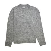 Grå Bomuld Crew Neck Sweater