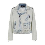 Denim Biker Jakke