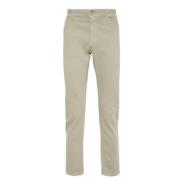 Slim-cut Stretch Bomuld Twill Bukser