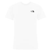 Hvid T-shirt med Hjerte Logo Print