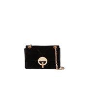 Sort Velvet Moon Crossbody Taske