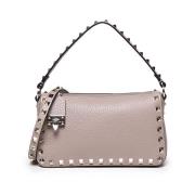 Rockstud Skuldertaske i Taupe