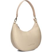 Beige Læder Skuldertaske Alexia Hobo