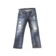 Blå Slim Fit Bomuld Jeans