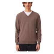 Kashmir V-hals sweater Parisisk stil