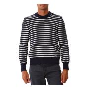 Stribet Crew Neck Sweater