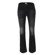 Flare jeans med 5 lommer