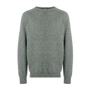 Grå Lambswool Crew Neck Sweater