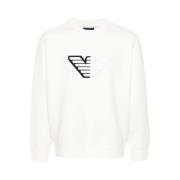 Hvid Logo Crew Neck Sweatshirt