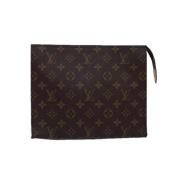 Pre-owned Canvas louis-vuitton-tasker