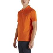 Orange Polo Shirt med Logo