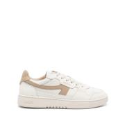 Hvid Ruskind Afslappet Stribe Sneaker