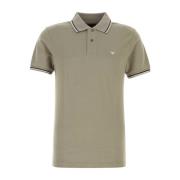 Stretch Cotton Polo Shirt i Dove Grey