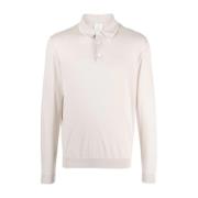 Casual Langærmet Polo Beige