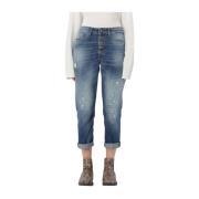 Denim Juvel Bukser med Distressed Stil