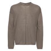 Casual Beige Bomuld Sweater