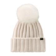 Cashmere Pom Pom Beanie