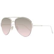 Rosaguld Aviator Solbriller