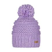 Håndstrikket Jasmin Beanie med Pom Pom