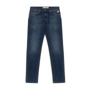 Mørk vask slim fit denim jeans