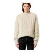 Beige Cablestrik Sweater Thomas