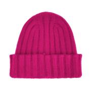 Fuchsia Ribbet Kashmir Beanie Hat