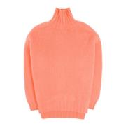 Luksuriøs Merino Cashmere Turtleneck Jumper