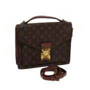 Pre-owned Canvas louis-vuitton-tasker