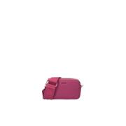 Fuchsia Mini Taske med Logo Strop