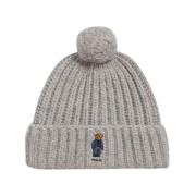 POLO BEAR BEANIE LUE - GRÅ