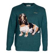 Herre sweater. Crewneck, Regular Fit. Uld.