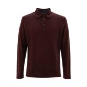 Bordeaux Uld Polo Skjorte