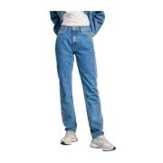 Vintage Straight Leg Denim Jeans