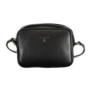 Sort Crossbody Taske med Justerbar Rem