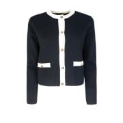 Sort Viskose Polyester Sweater