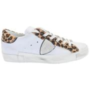 Animalier Lave Top Sneakers - Hvid