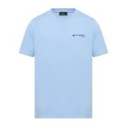 T-shirt med broderet logo