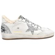 Hvide Glitterstjernesneakers