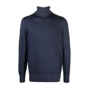 Blå Merinouldssweater AW24