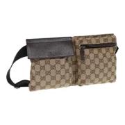 Pre-owned Canvas gucci-tasker